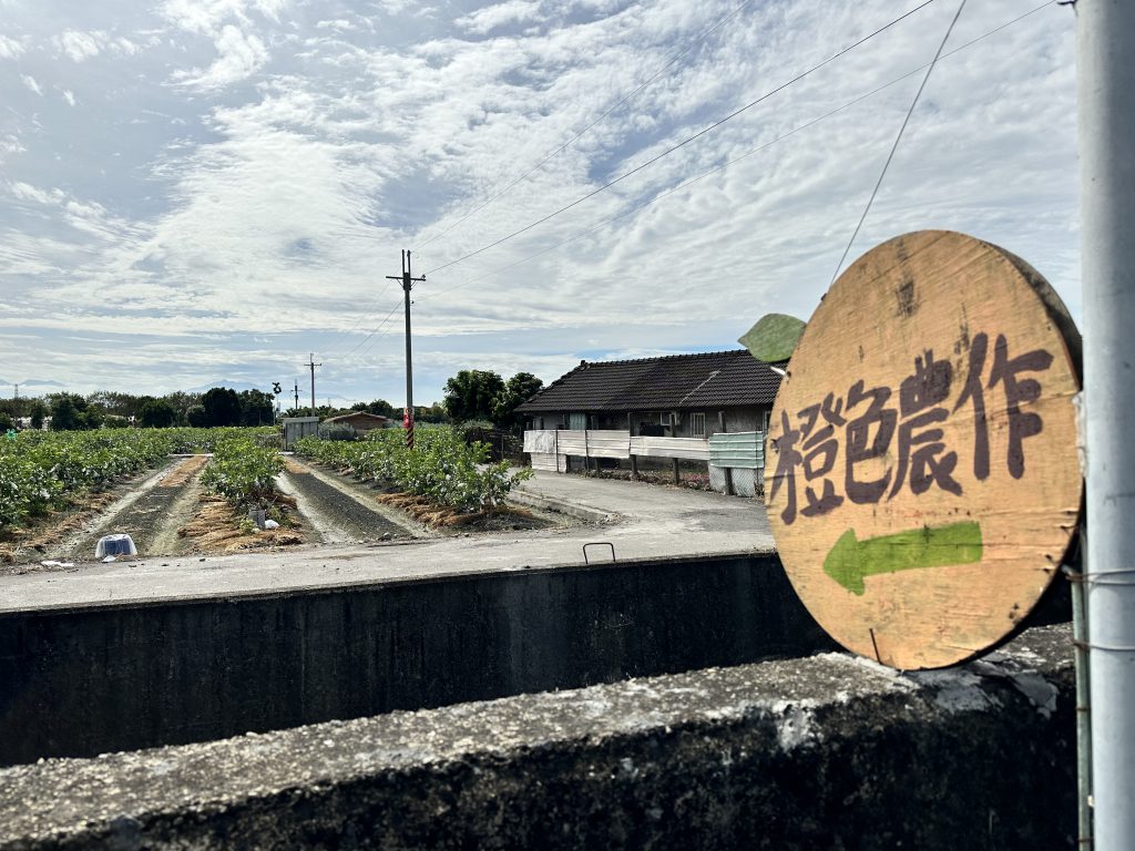 橙色農作休閒果園